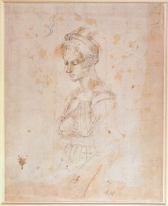 W.41 Bir kadının çizimi by Michelangelo Buonarroti